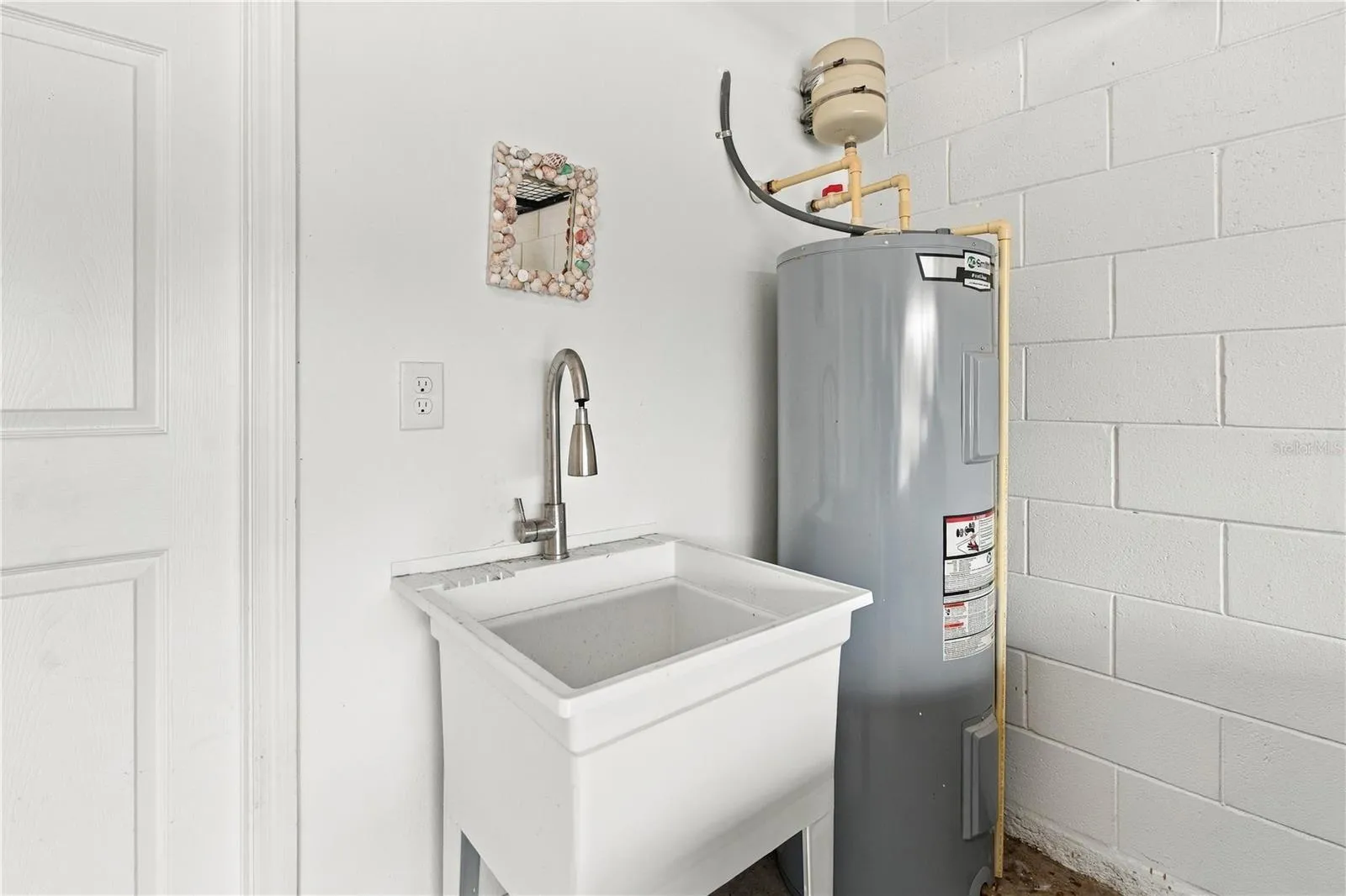 Garage Utility Sink & Water Heater