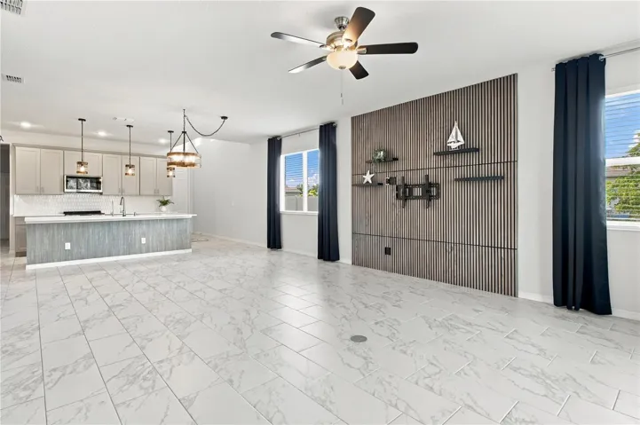 Bright Living & Dining Area