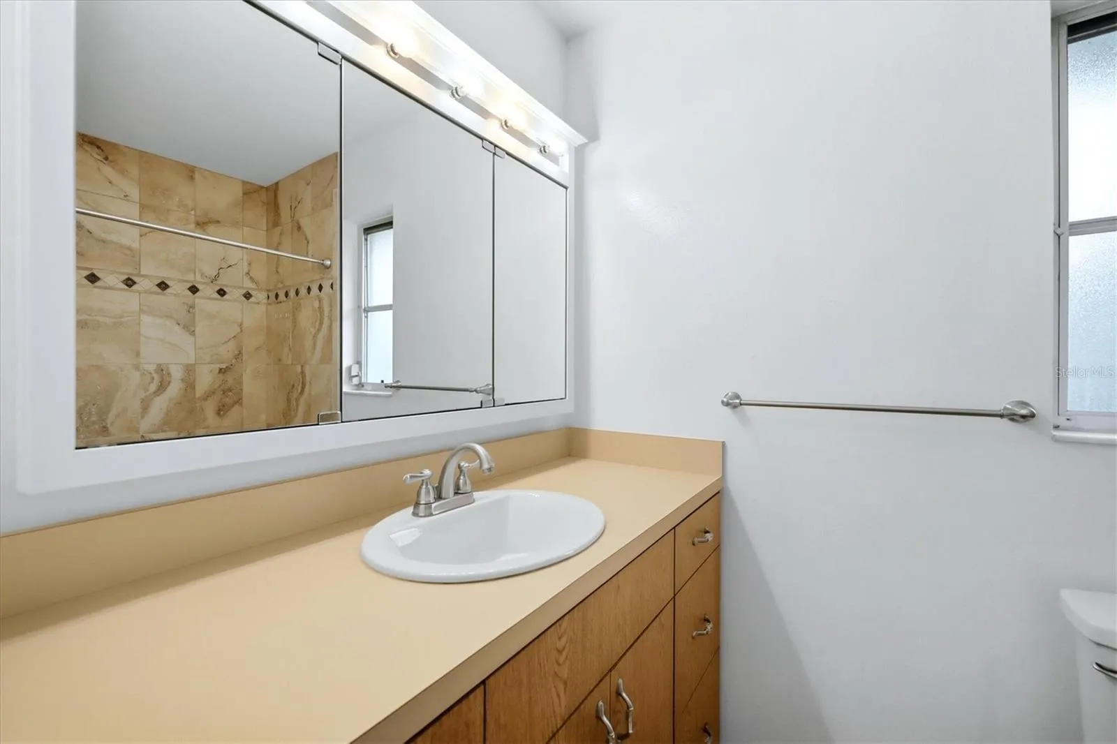 Primary bathroom.