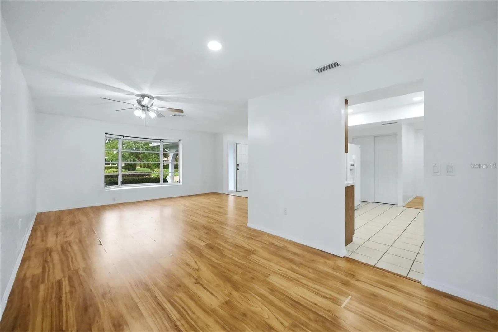 Dining room looking towards kitchen.