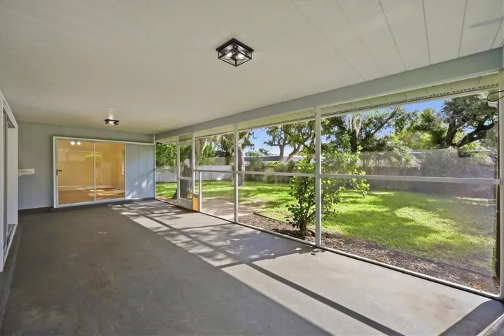 Lanai looking towards bedroom 4