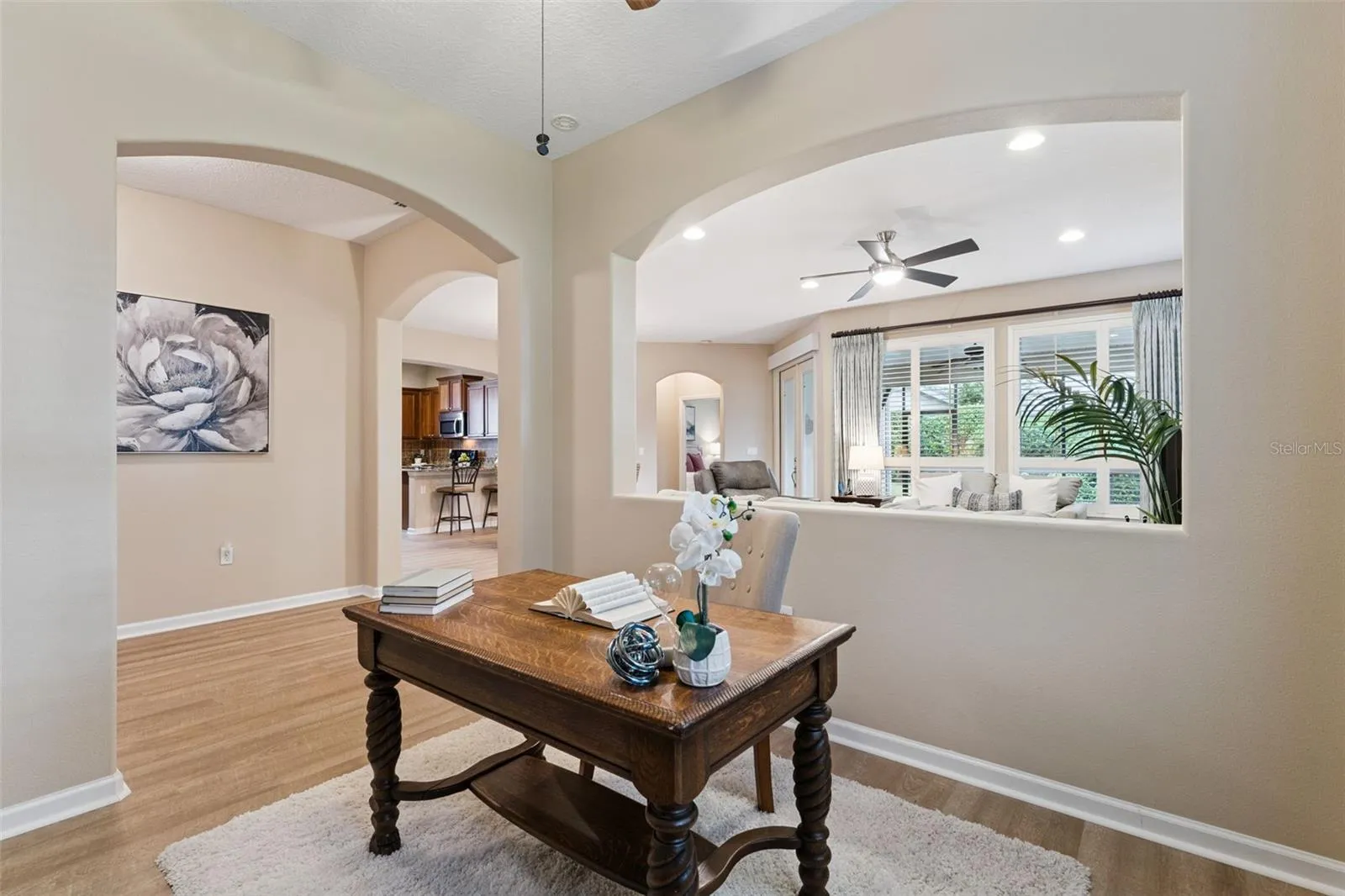 View of the Great Room from the Den/office