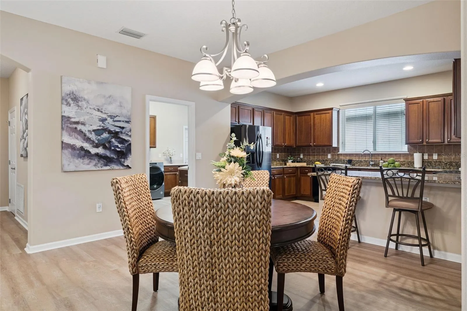 View of the Dining & Kitchen areas