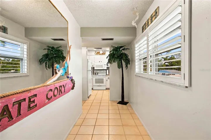 Take note of the plantation shutters installed