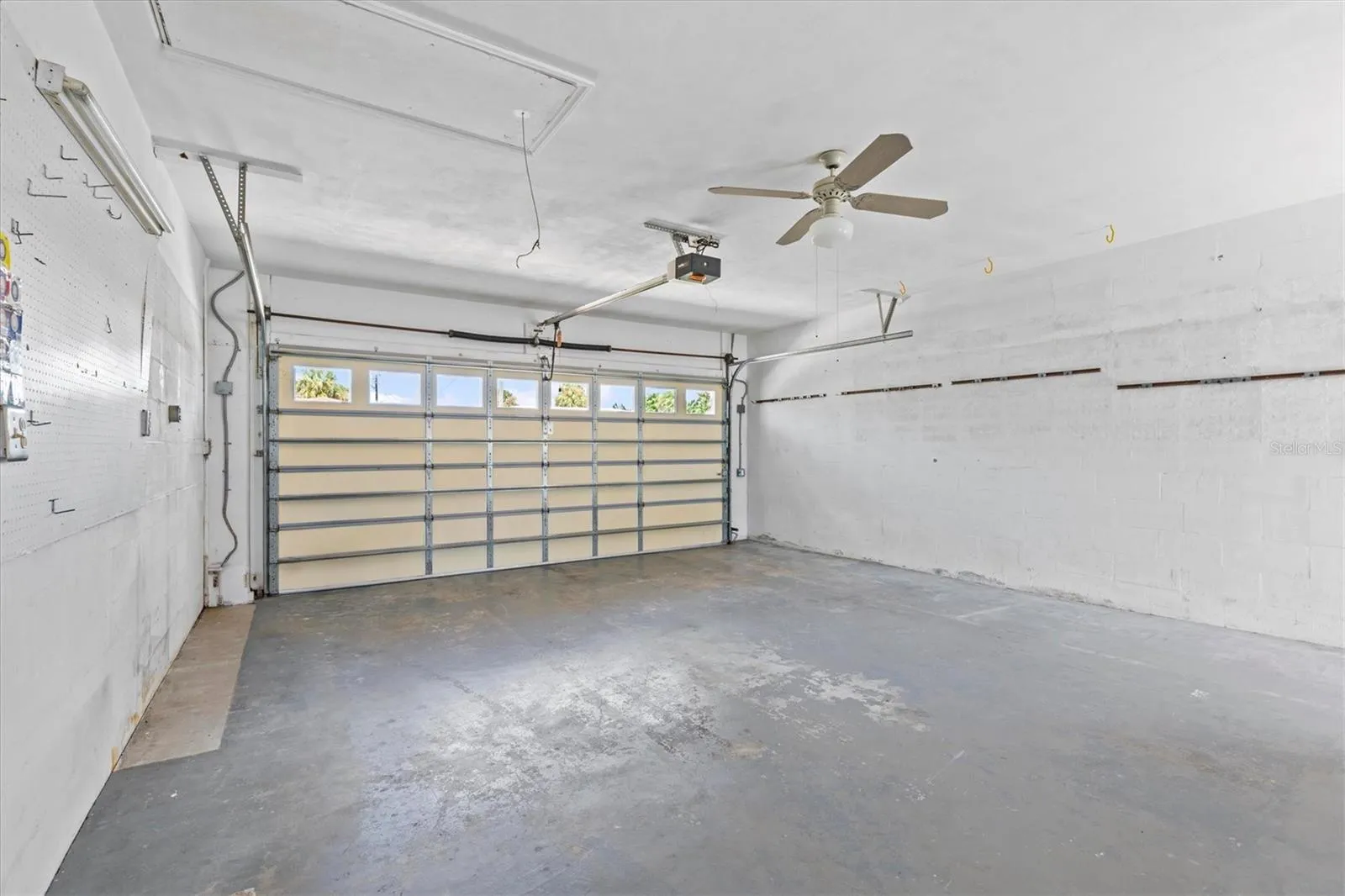Large two car garage!
