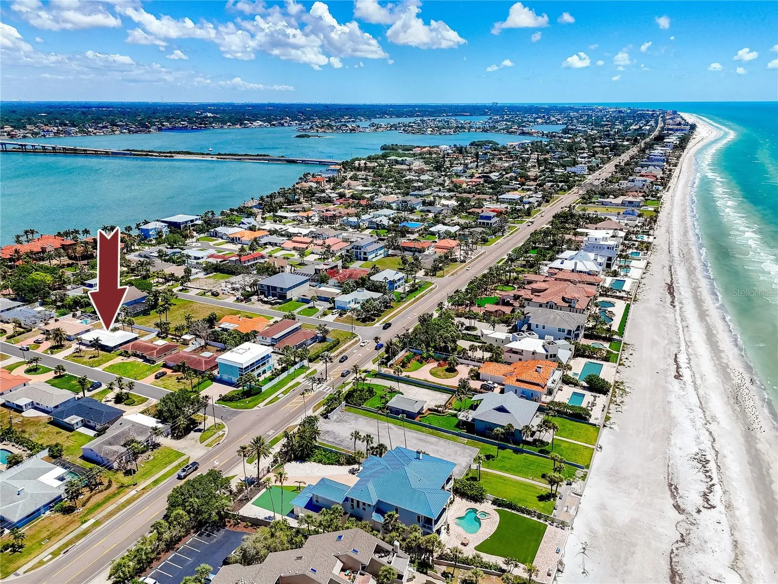 Located in beautiful Belleair Beach with access to the intercoastal and the Gulf!