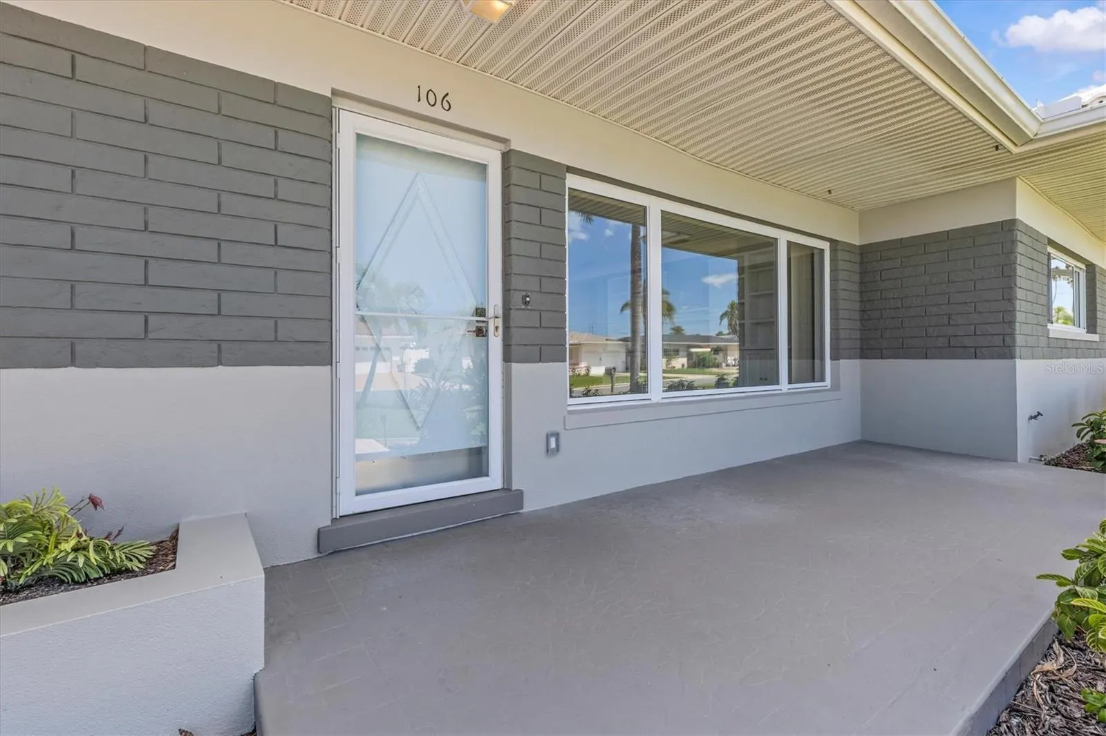 Covered front porch