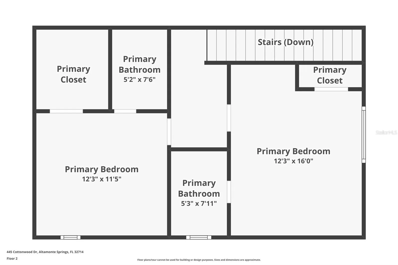 Upstairs Layout