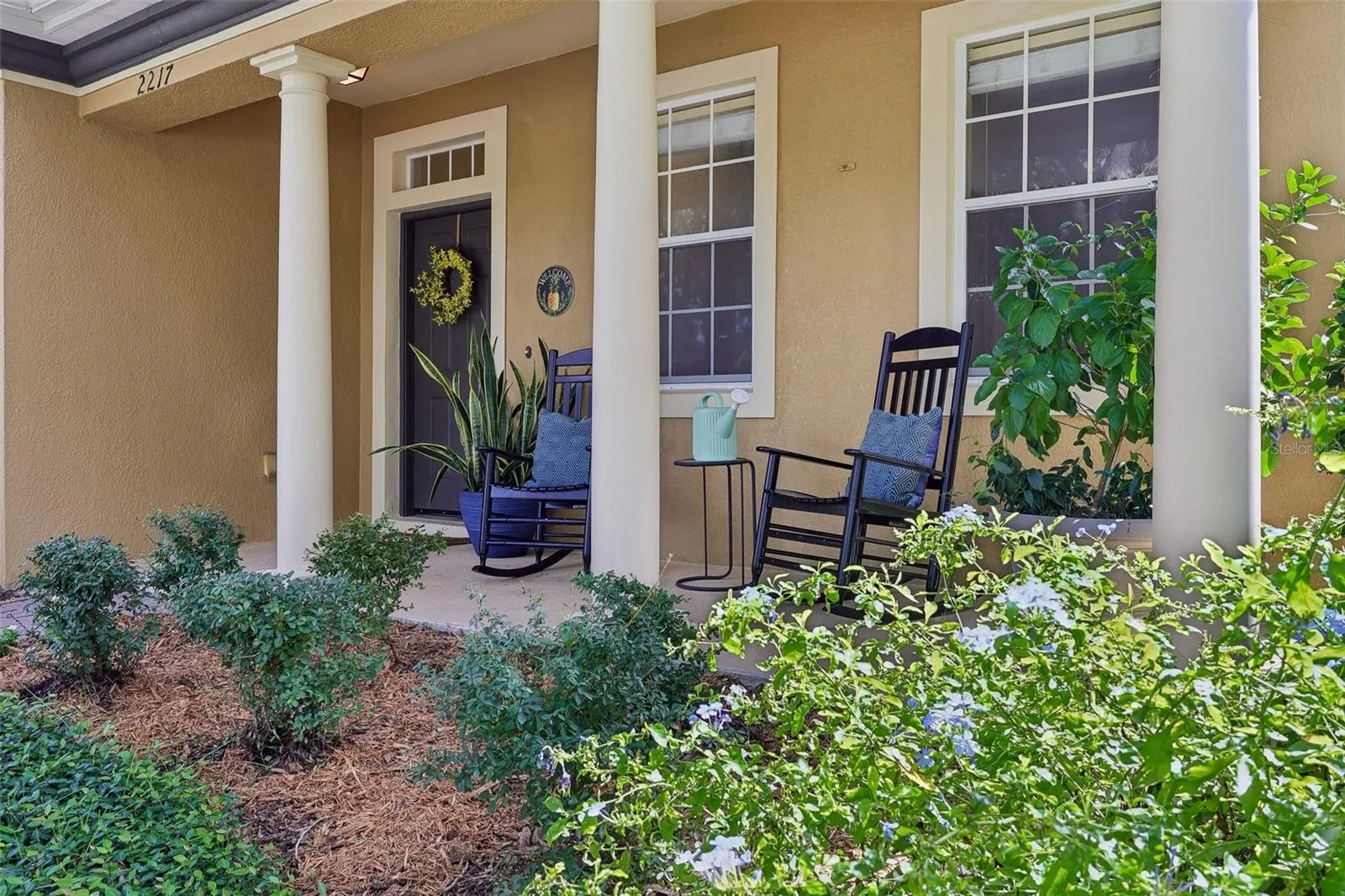 Covered front porch