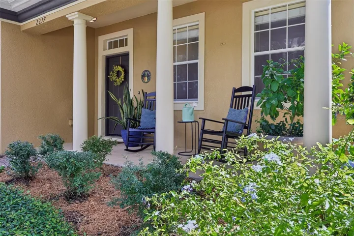 Covered front porch