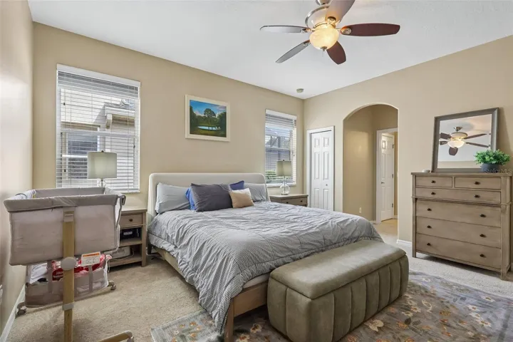 Primary split from other 3 bedrooms