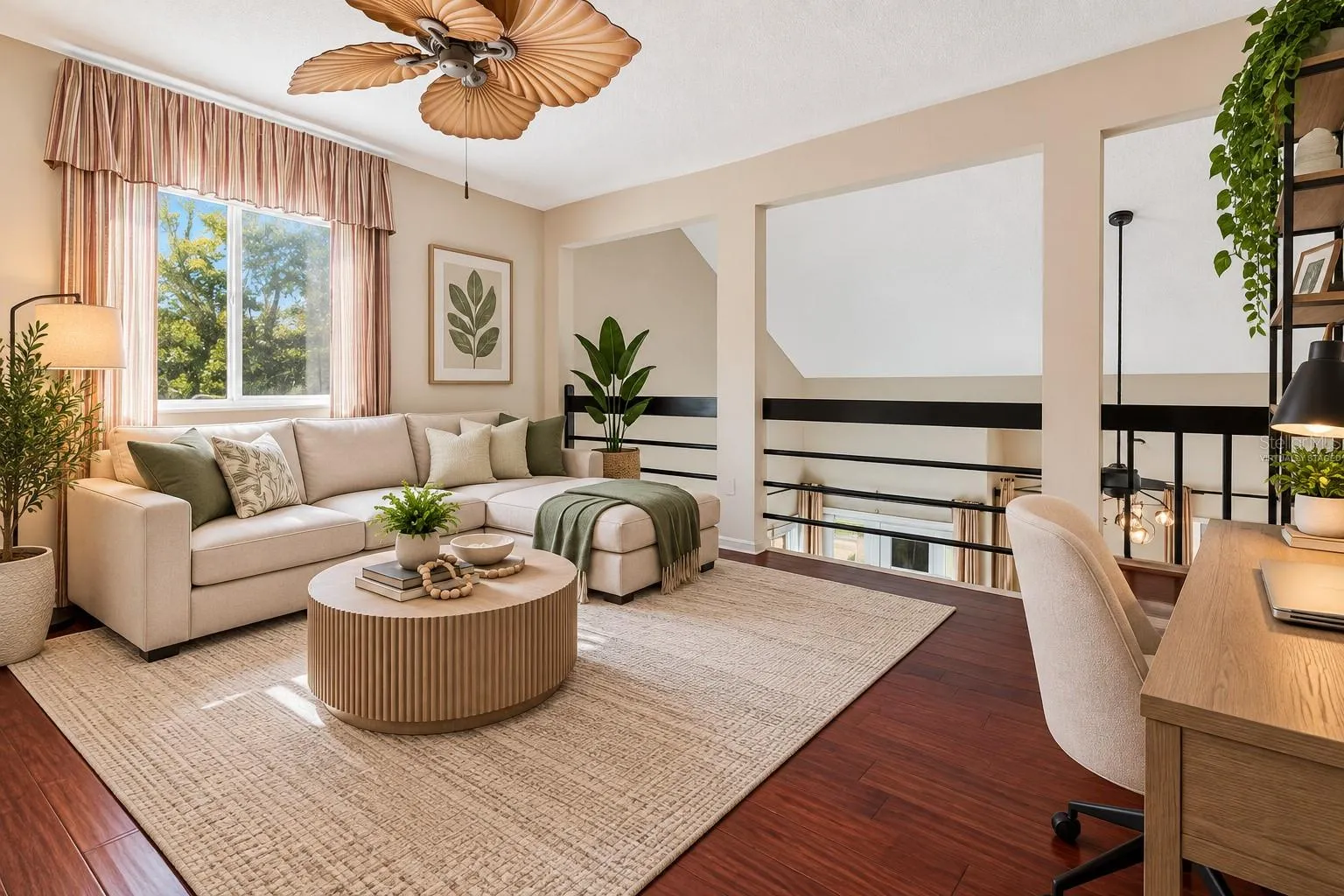 virtually staged-Loft