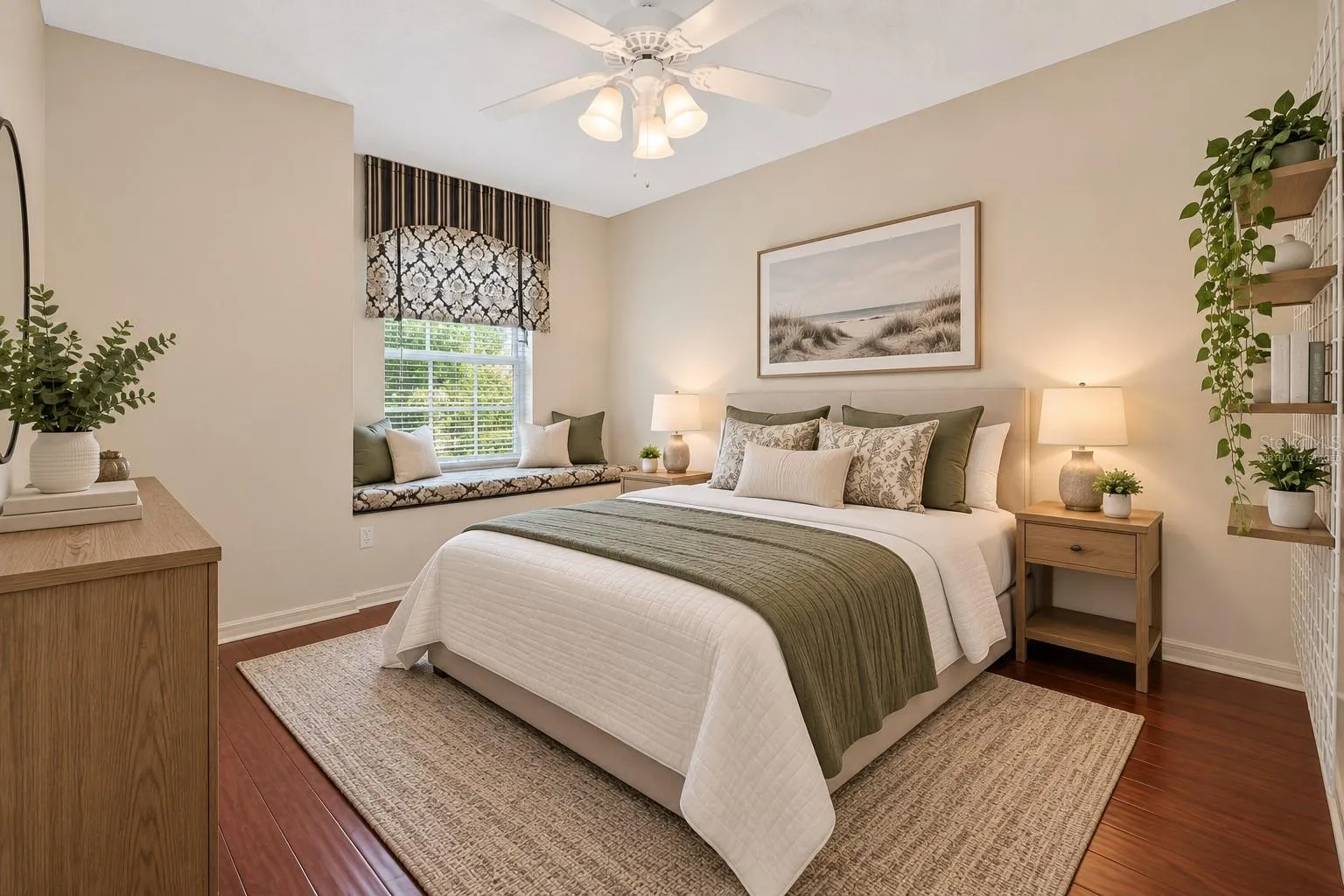 virtually staged-3rd Bedroom
