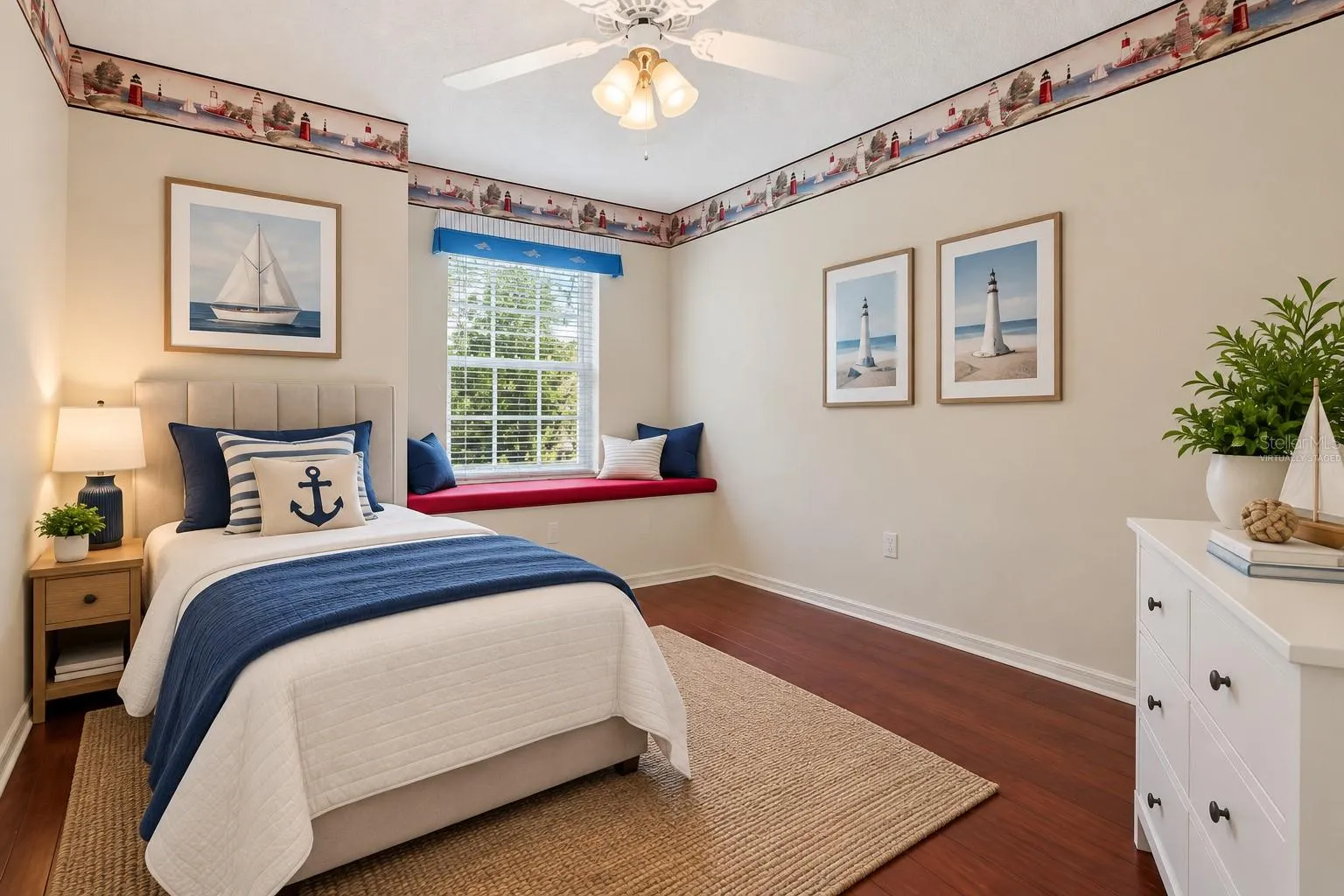 virtually staged-2nd Bedroom