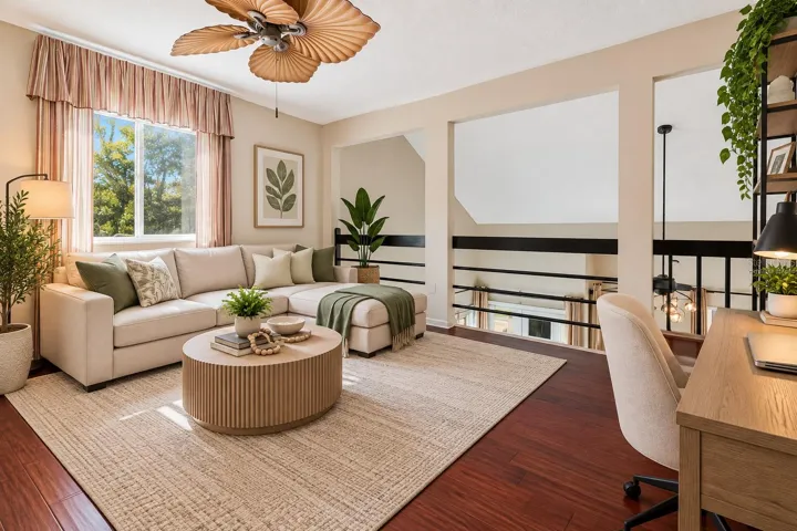 virtually staged-Loft