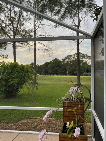 Golf course views.