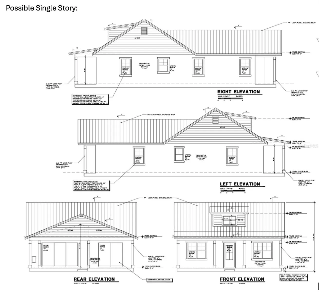 Possible single story plan