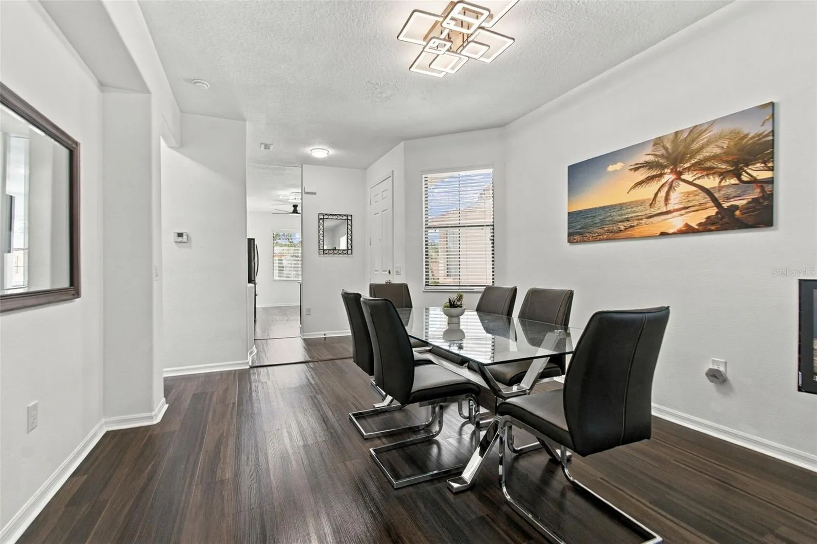 Dining area in great room