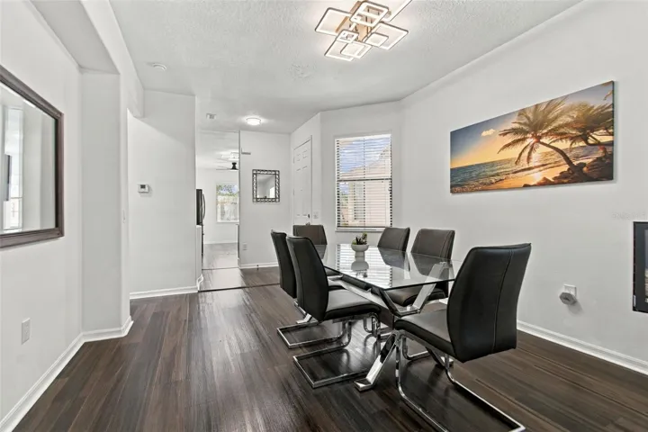 Dining area in great room