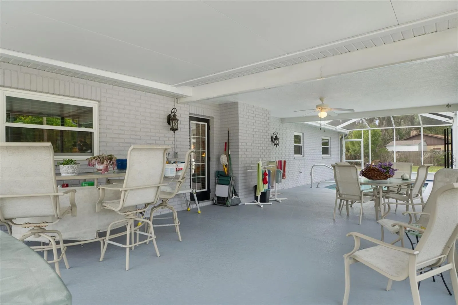 Large Covered Rear Porch