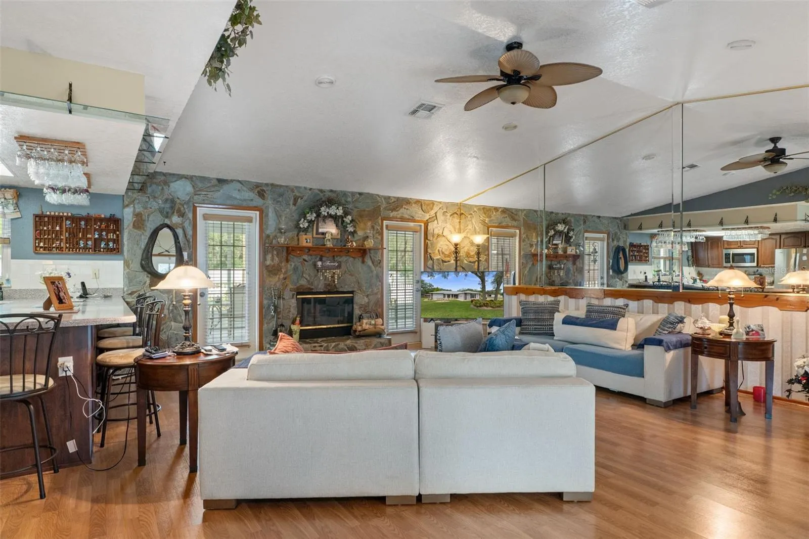 Living Room &amp; Kitchen
