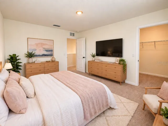 2nd Bedroom Virtually staged