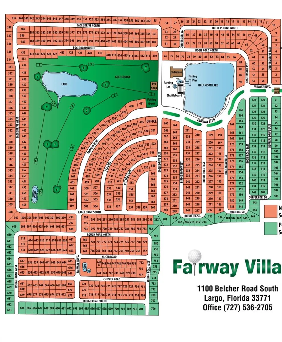 Green lots are in the pet section