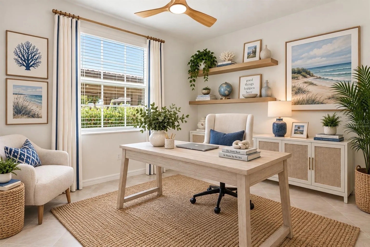 Virtually Staged 3rd BR/Office/Flex Space