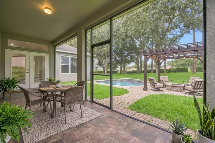 Virtually staged - enough room for a pool & Fire-pit