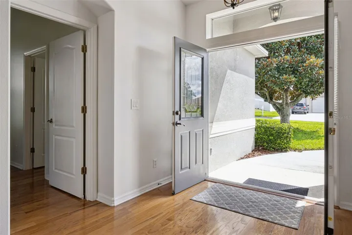Foyer with French Doors