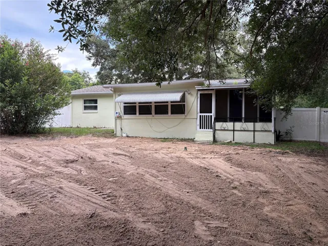 New Septic system required digging up the back yard