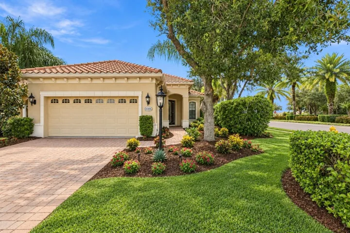 Front of Home Freshly Landscaped