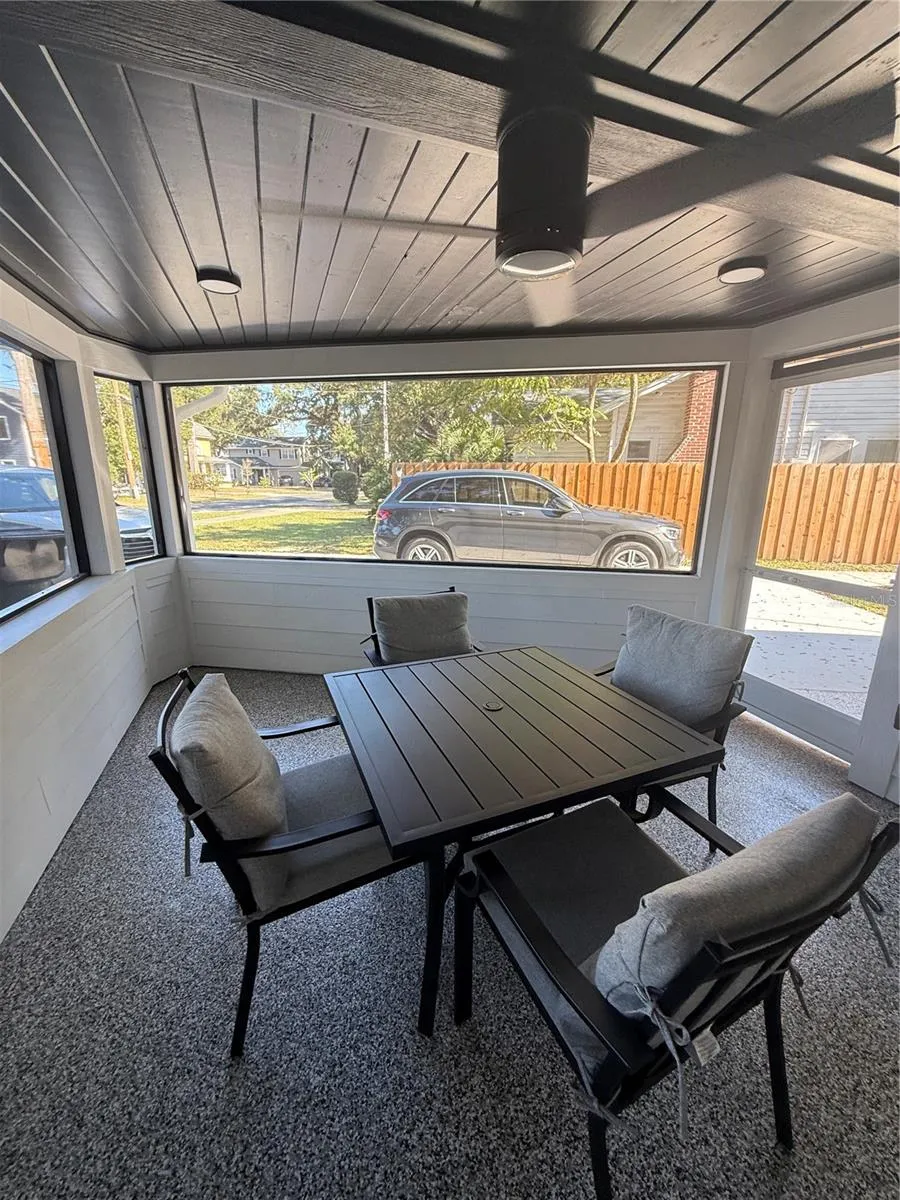 236: Covered, Screened Porch
