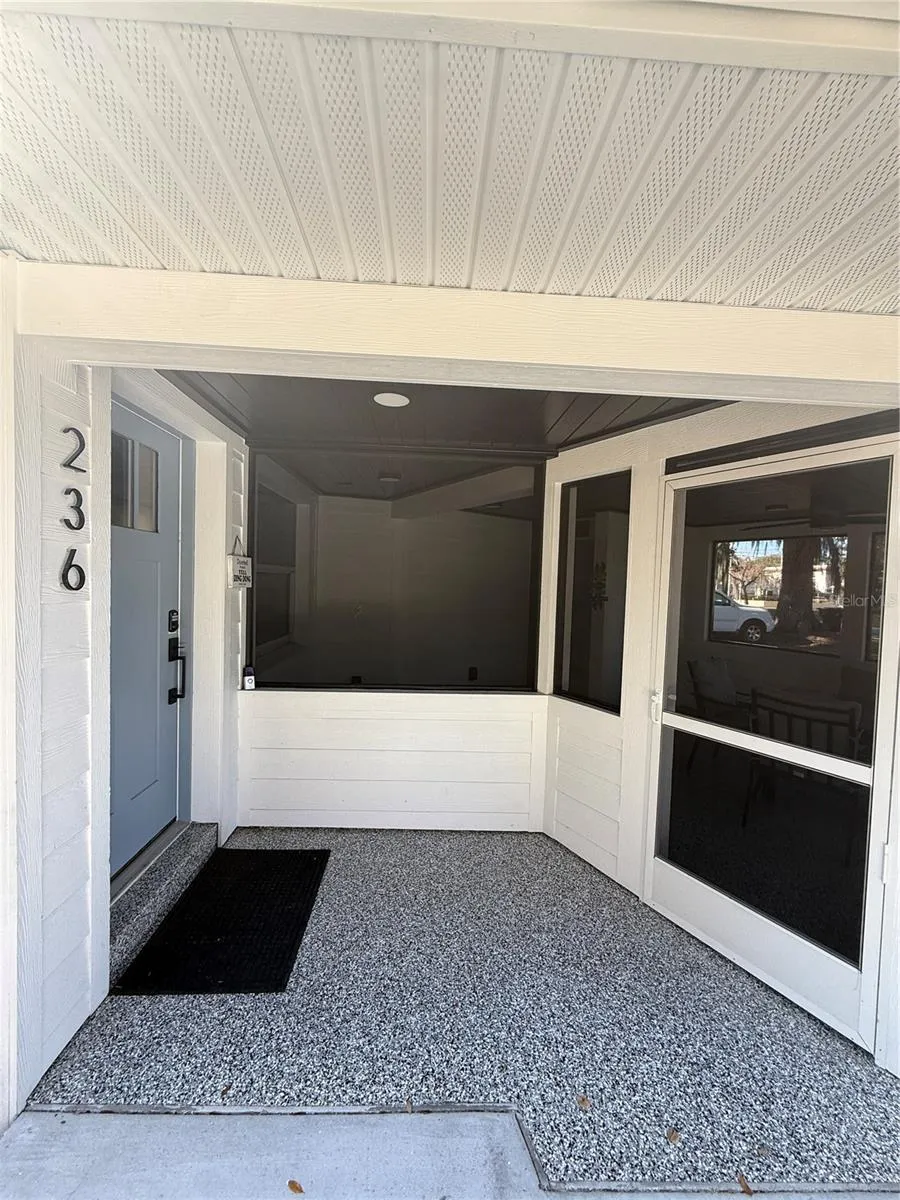 236: Covered, Screened Porch