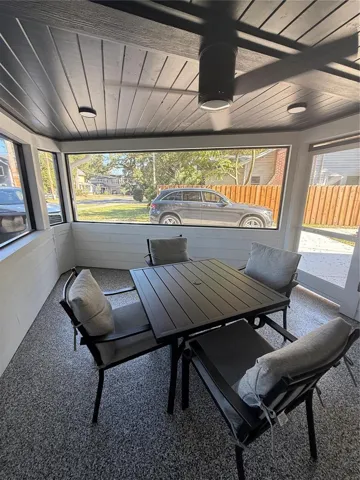 236: Covered, Screened Porch