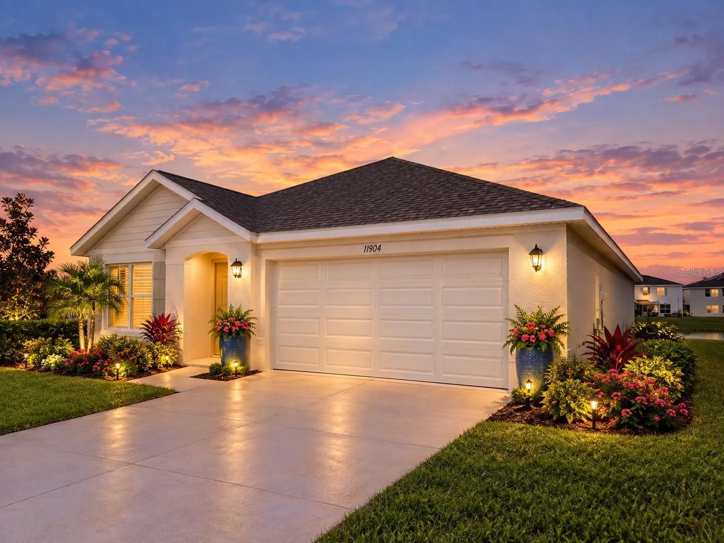 front view twilight