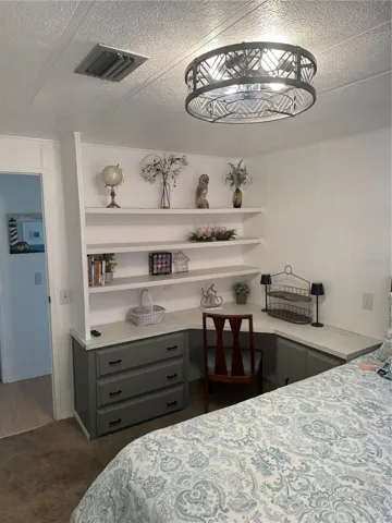 Built in desk in second bedroom