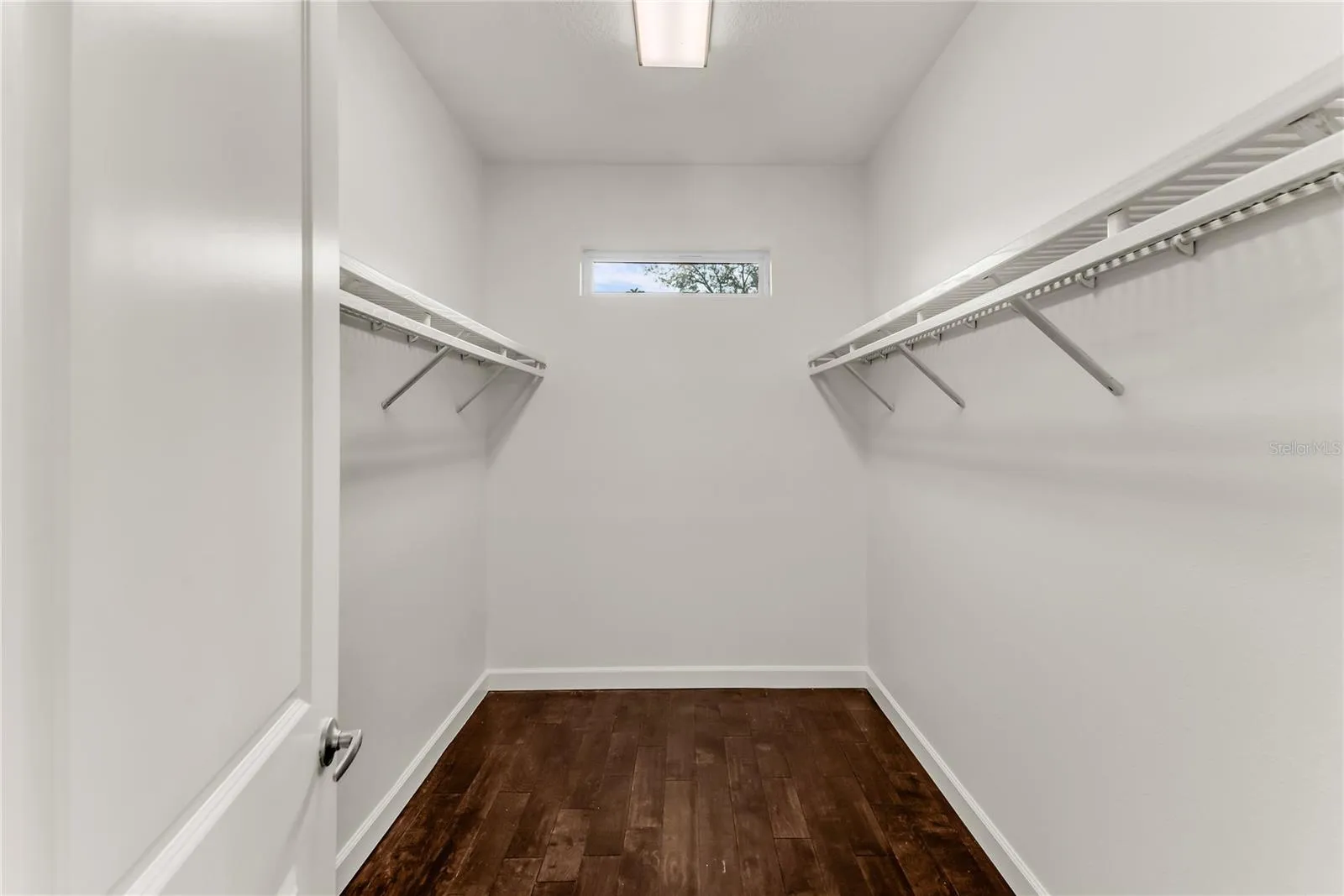 Walk in closet in Primary