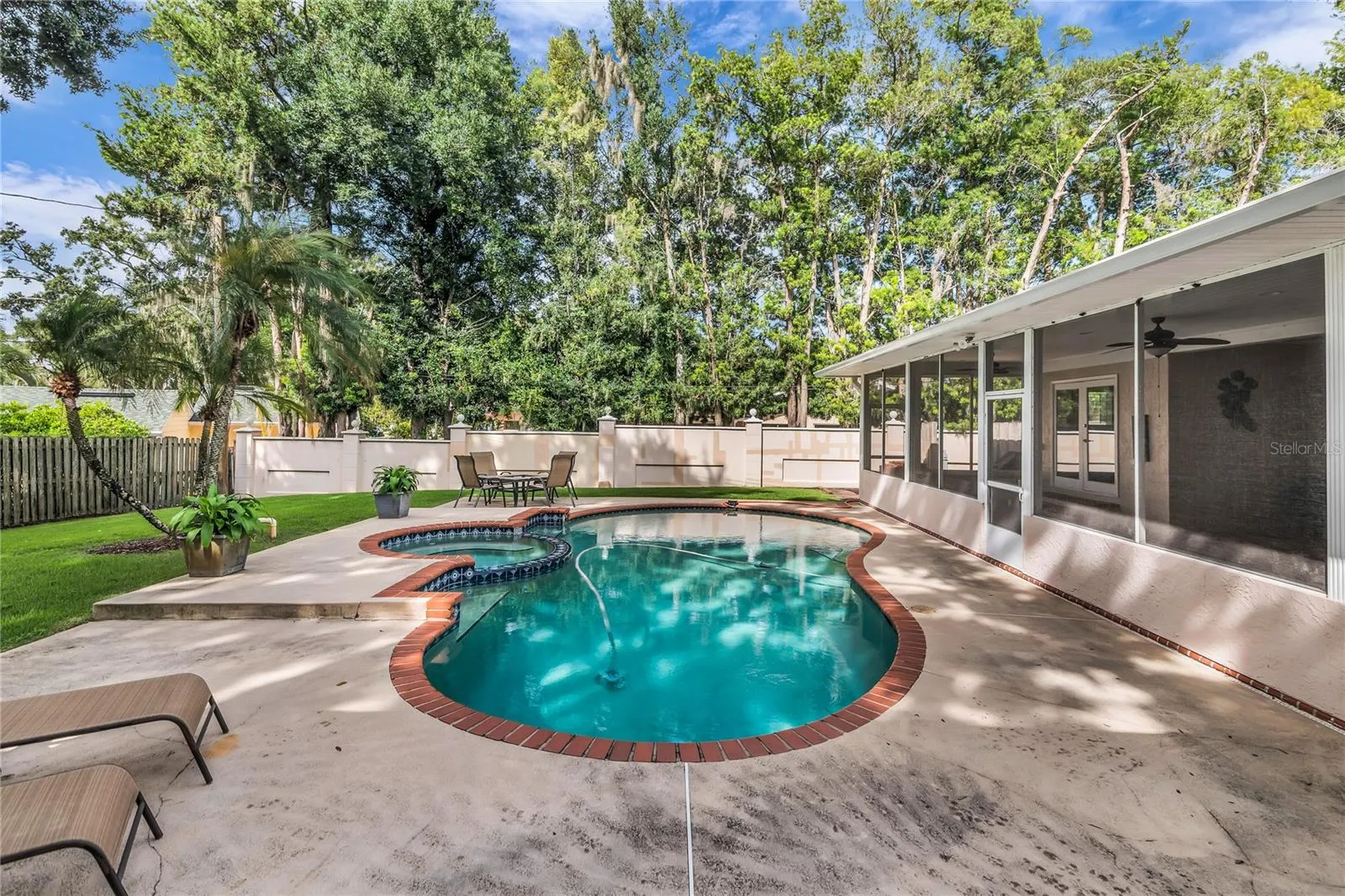 Pool and screened porch