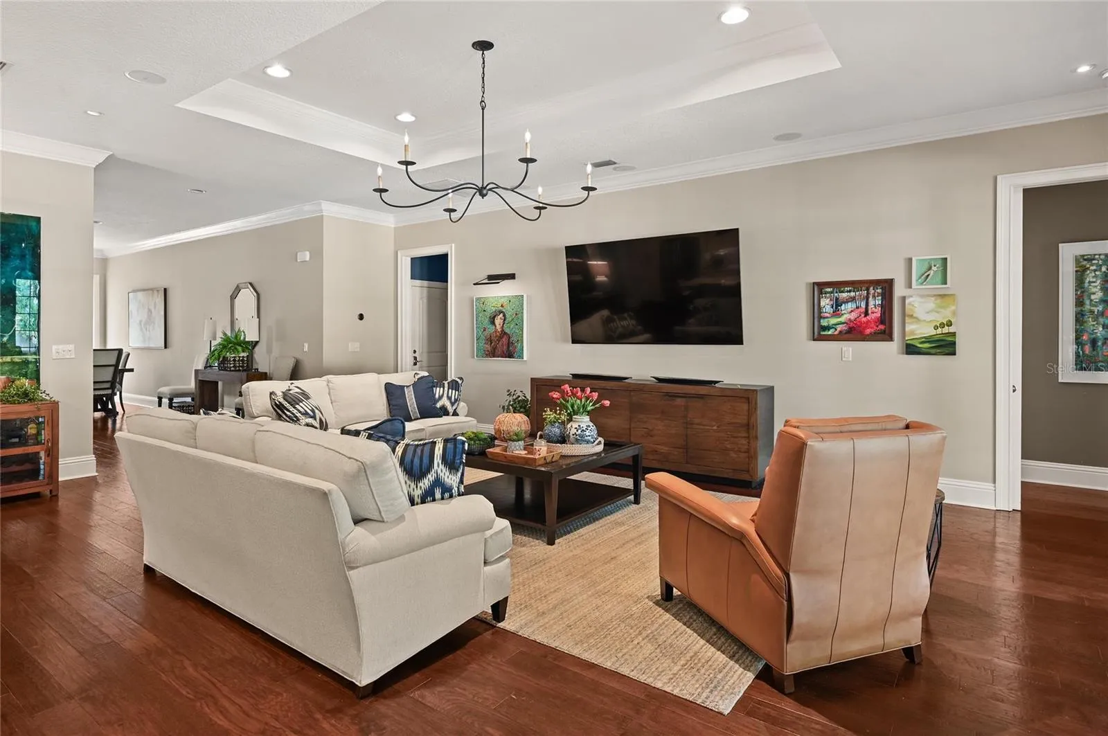The space is beautiful from all angles.