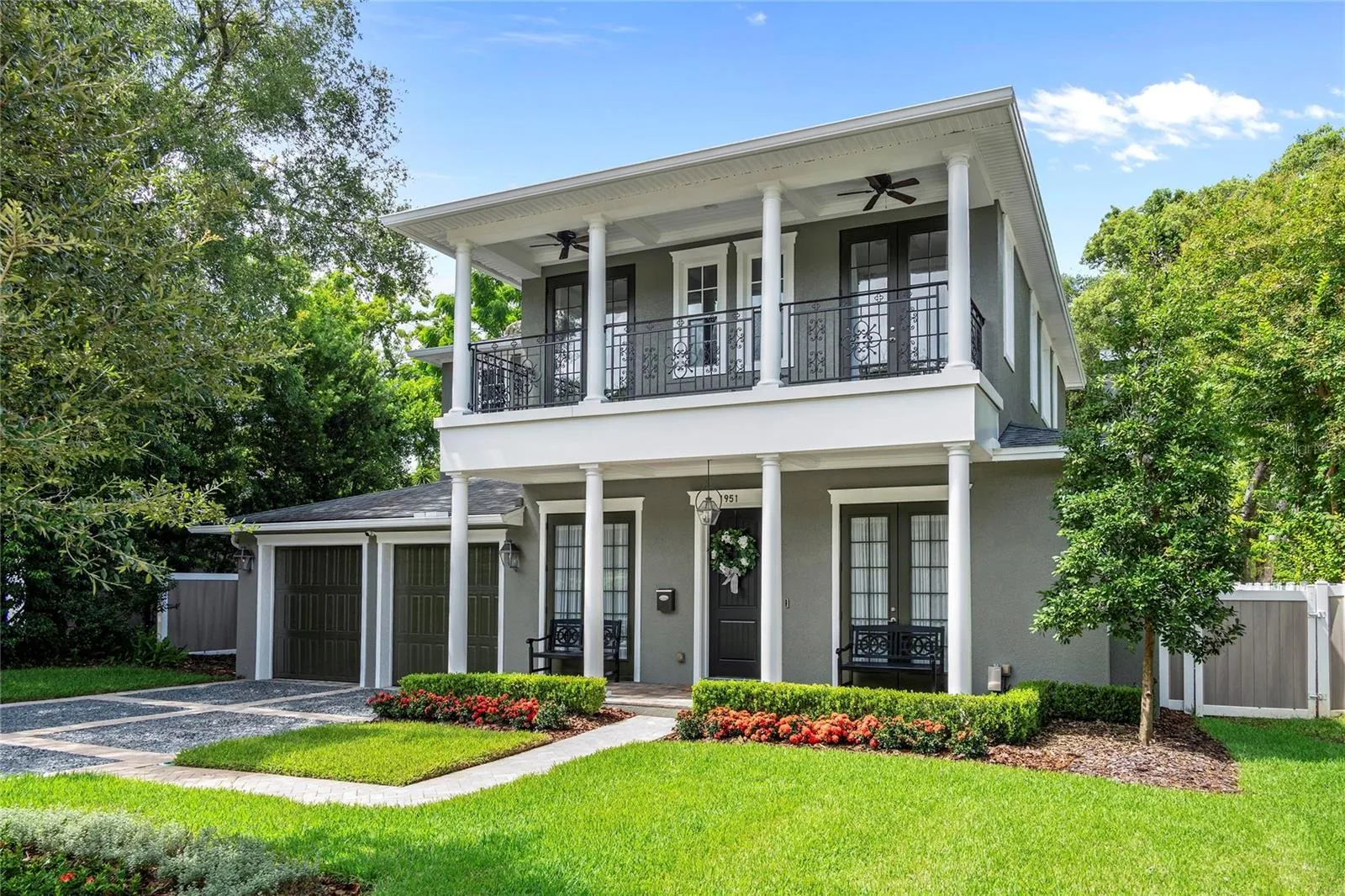 This Louisiana-inspired home fits well with Winter Park's cherished traditional home styles.