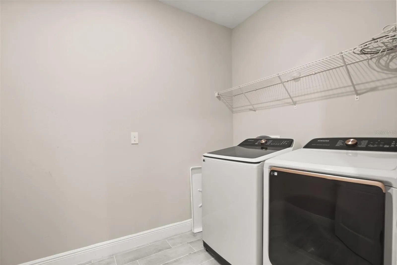 Upstairs laundry room