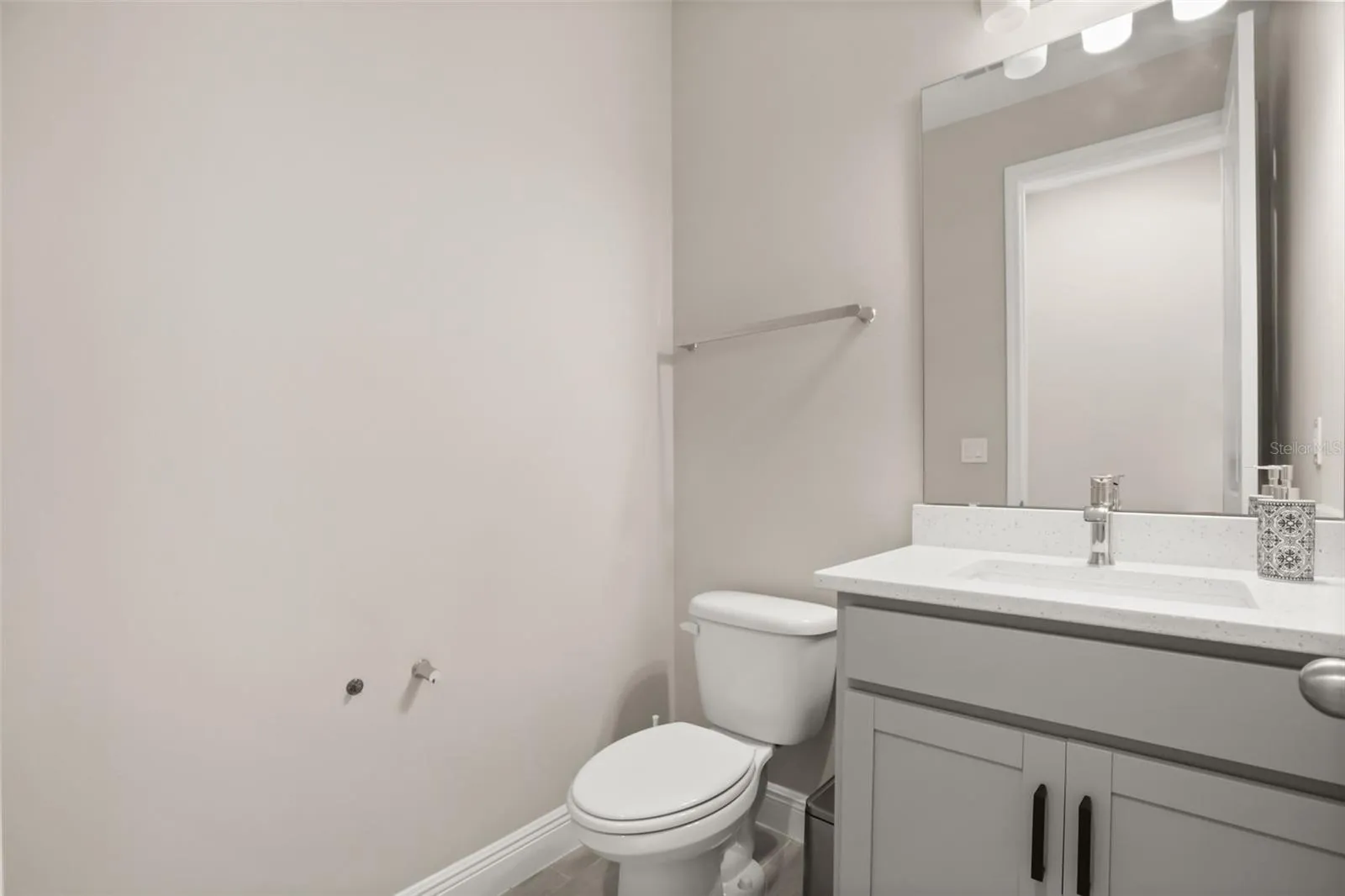 Half bathroom downstairs