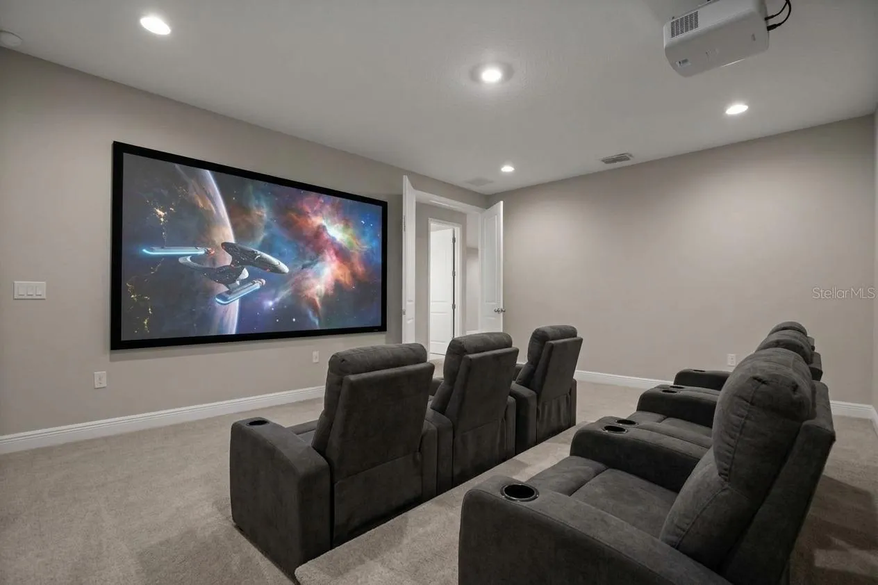Media room or secondary primary room