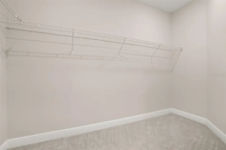 Two walk in closets and master bedroom downstairs