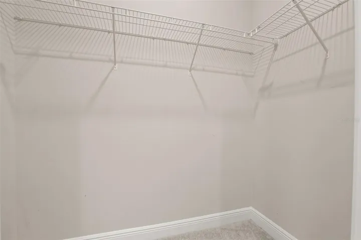 Two walk in closets and master bedroom downstairs