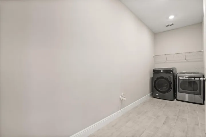 Upstairs laundry room