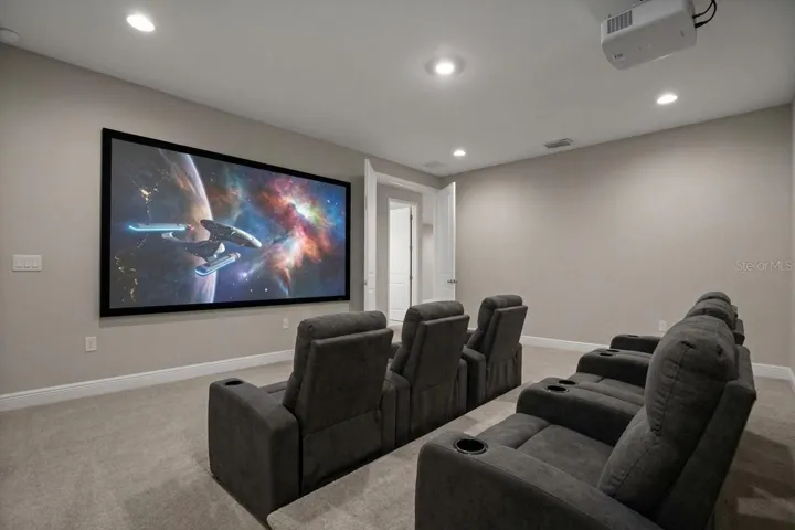 Media room or secondary primary room