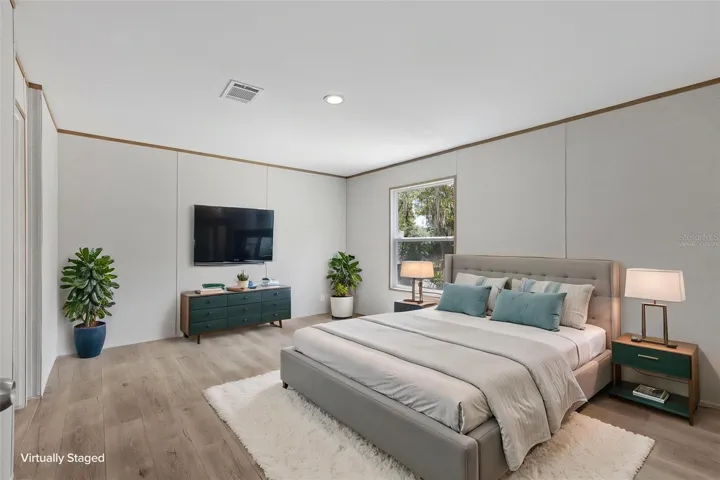 Primary Suite Virtually Staged
