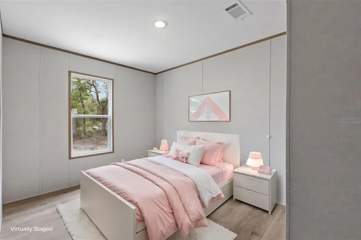 Virtually Staged Bedroom